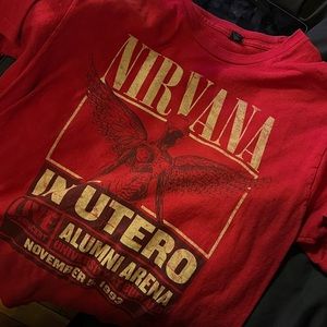 Authentic nirvana’s IN UTERO concert (1993) shirt !!!!